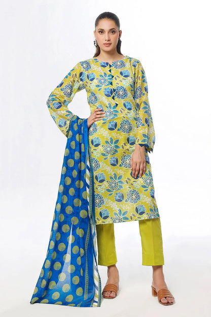 Gul Ahmed Lawn 3-Piece - Plain Trouser